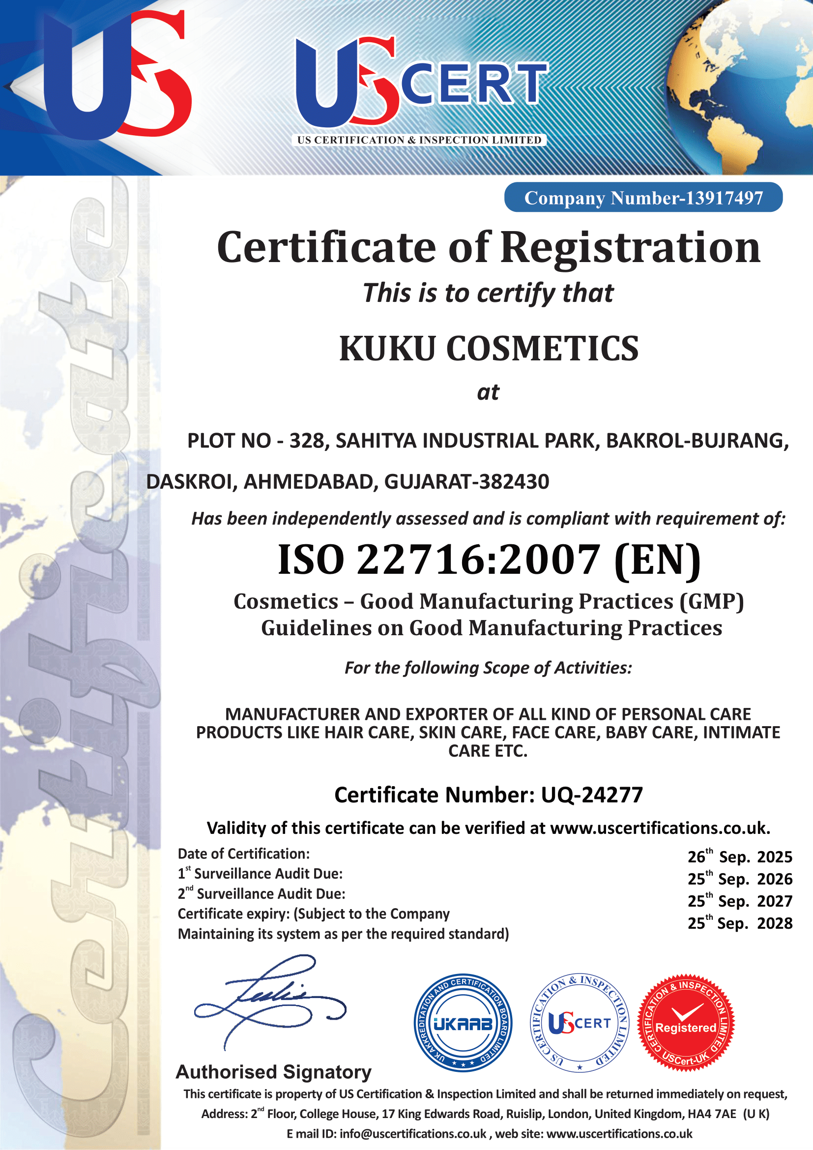 Certificate 1